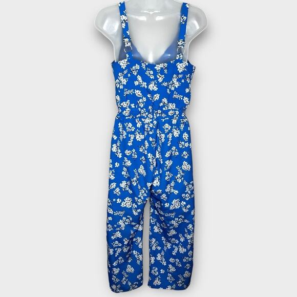 HEARTLOOM Rowan Jumpsuit Blue Floral Size XS Spring Summer Casual - Picture 3 of 6